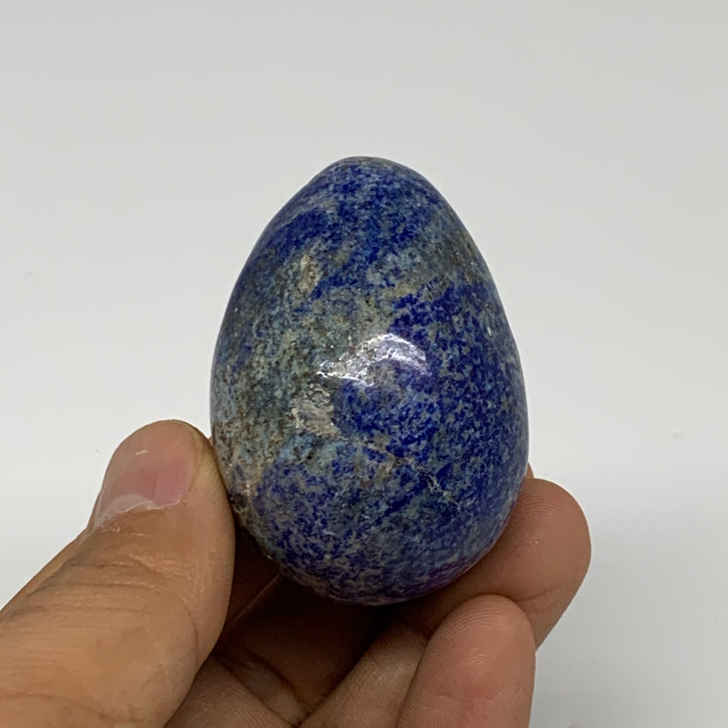 100g, 2"x1.5"x1.4", Natural Lapis Lazuli Egg Polished, Clearance, B33375