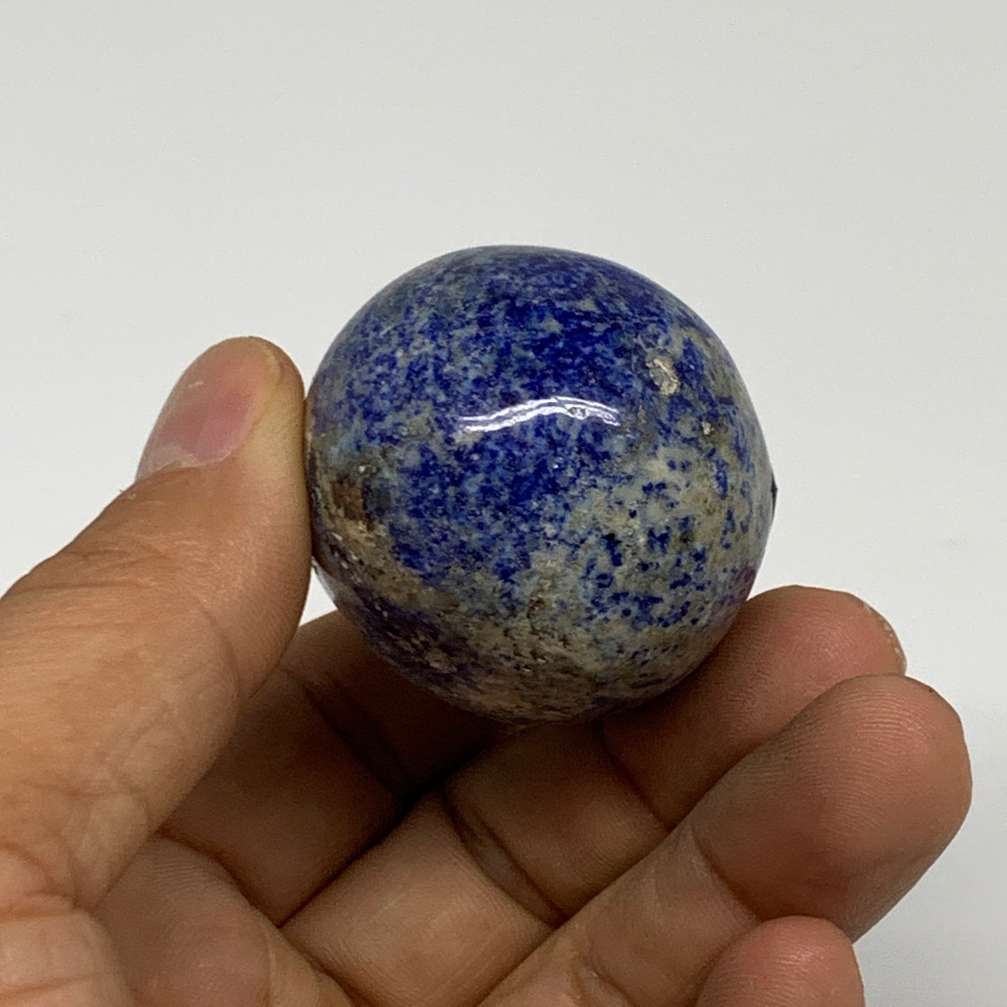 100g, 2"x1.5"x1.4", Natural Lapis Lazuli Egg Polished, Clearance, B33375