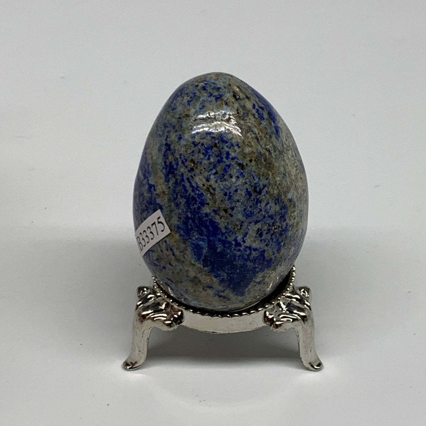 100g, 2"x1.5"x1.4", Natural Lapis Lazuli Egg Polished, Clearance, B33375