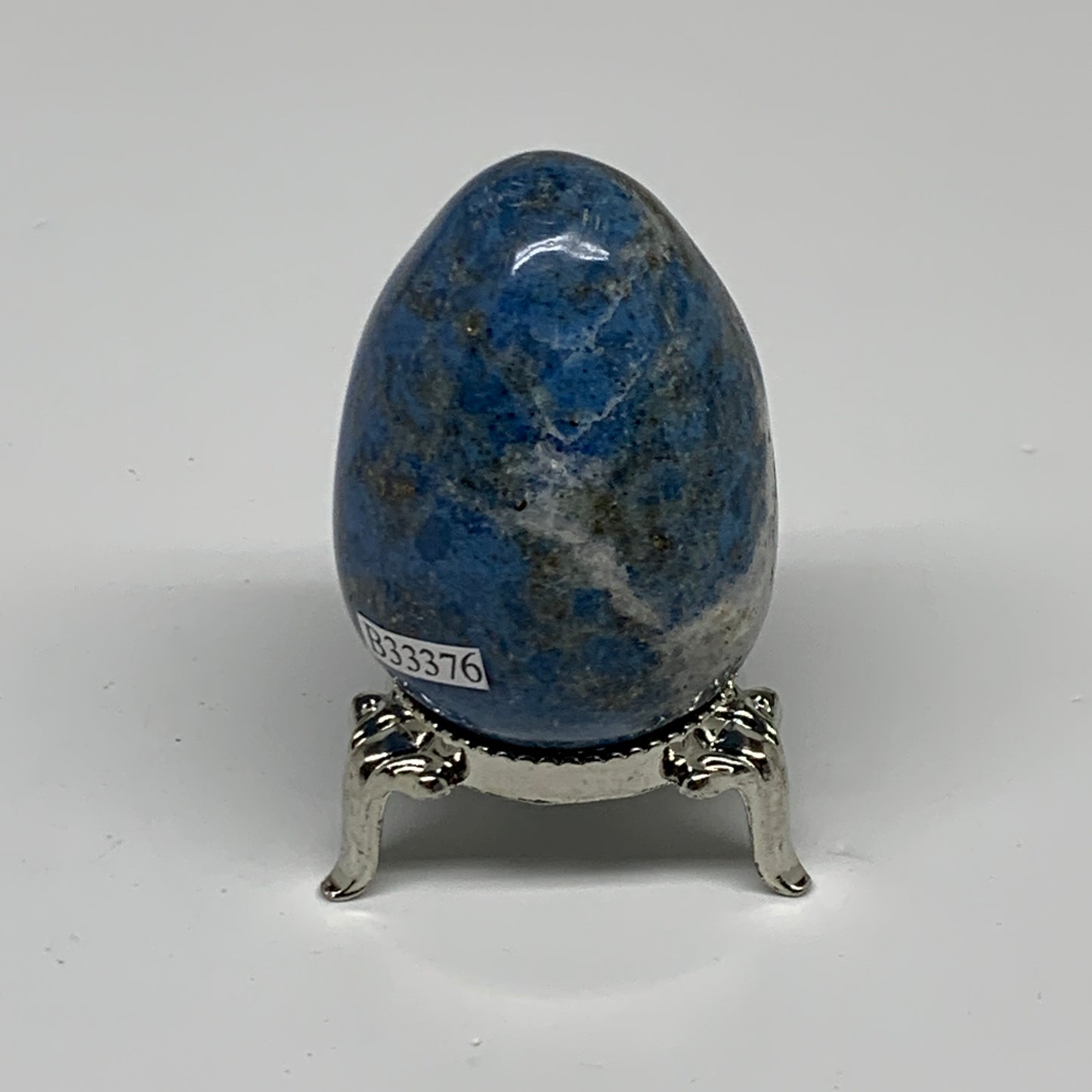 119.9g, 2.1"x1.5", Natural Lapis Lazuli Egg Polished, Clearance, B33376