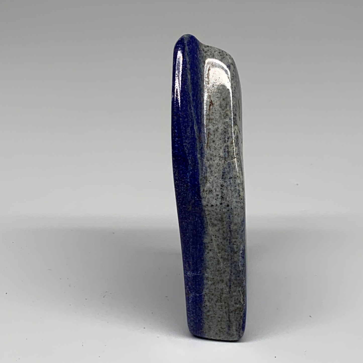 1.03 lbs, 5"x1.6"x1", Natural Freeform Lapis Lazuli from Afghanistan, B33390