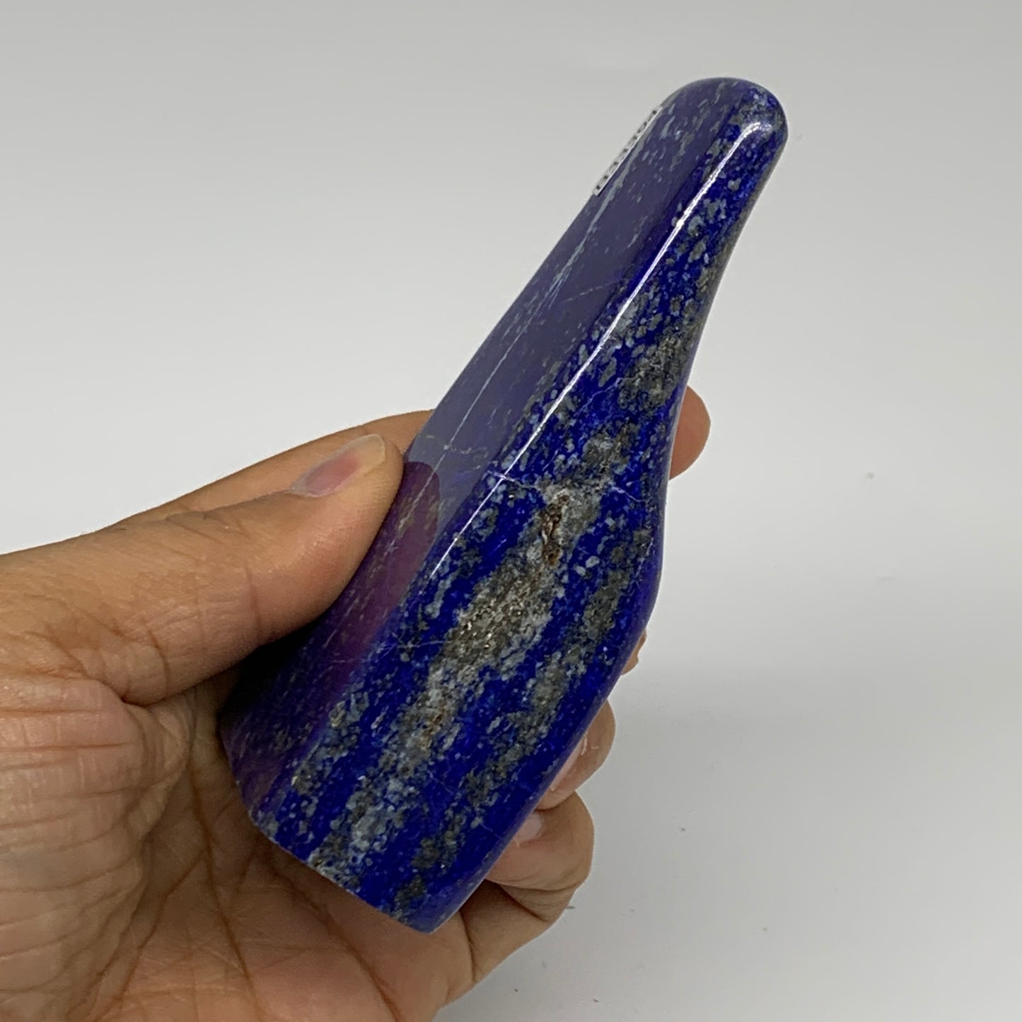 0.59 lbs, 4.1"x1.8"x1", Natural Freeform Lapis Lazuli from Afghanistan, B33394