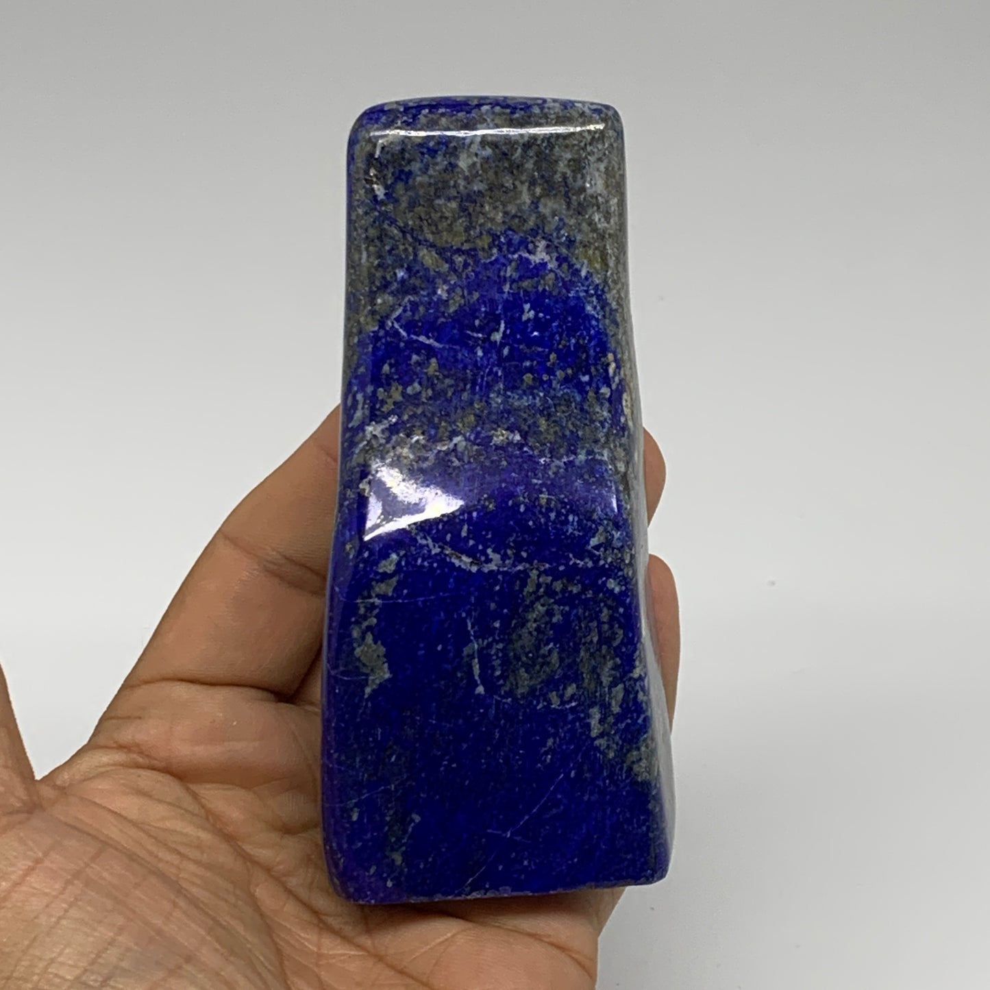 0.59 lbs, 4.1"x1.8"x1", Natural Freeform Lapis Lazuli from Afghanistan, B33394