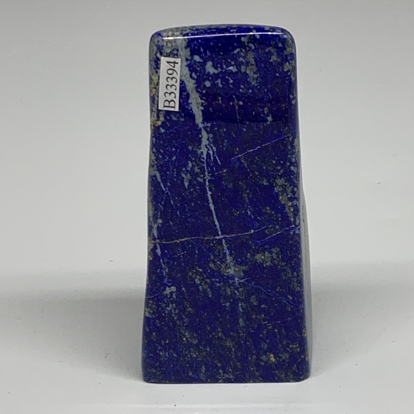 0.59 lbs, 4.1"x1.8"x1", Natural Freeform Lapis Lazuli from Afghanistan, B33394