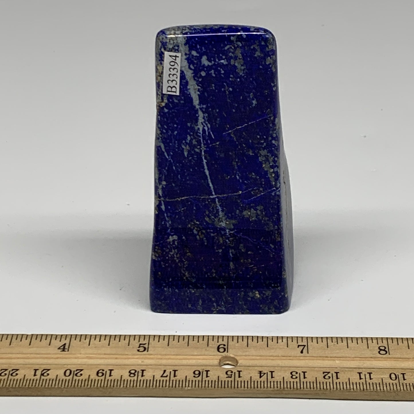 0.59 lbs, 4.1"x1.8"x1", Natural Freeform Lapis Lazuli from Afghanistan, B33394