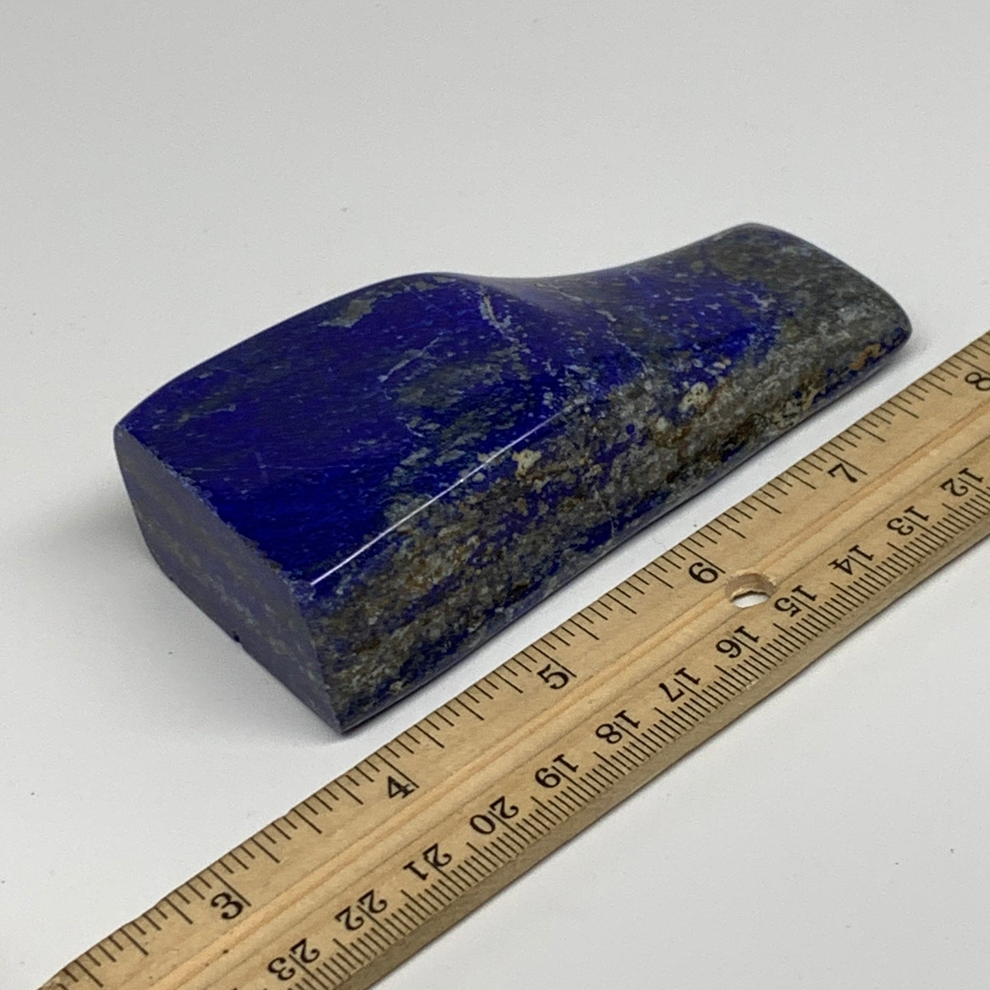 0.59 lbs, 4.1"x1.8"x1", Natural Freeform Lapis Lazuli from Afghanistan, B33394