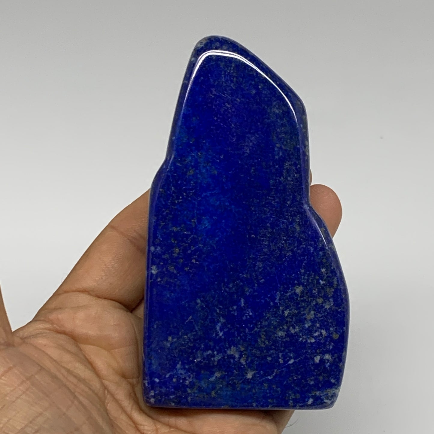 0.51 lbs, 4.1"x2.2"x0.8", Natural Freeform Lapis Lazuli from Afghanistan, B33395