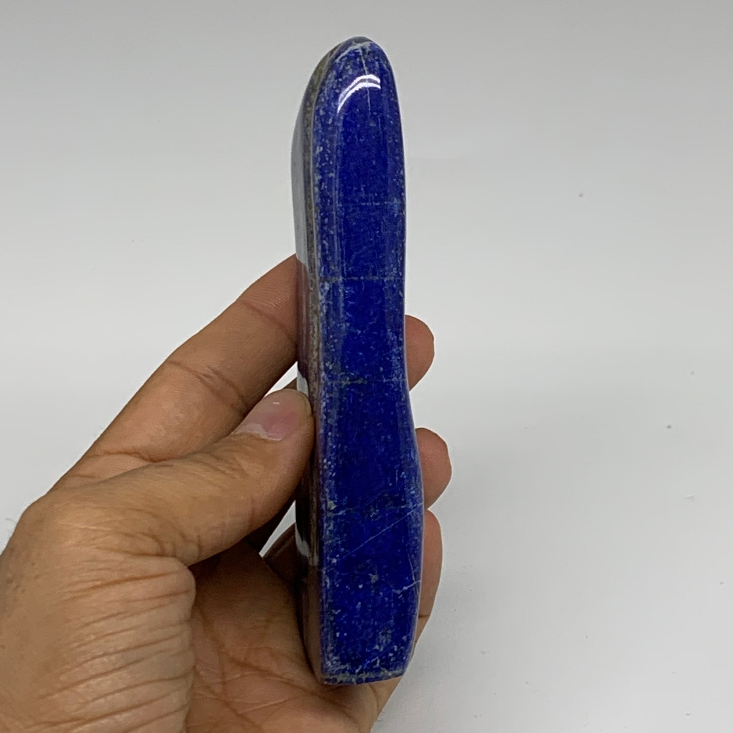 0.59 lbs, 4.9"x1.9"x0.8", Natural Freeform Lapis Lazuli from Afghanistan, B33396