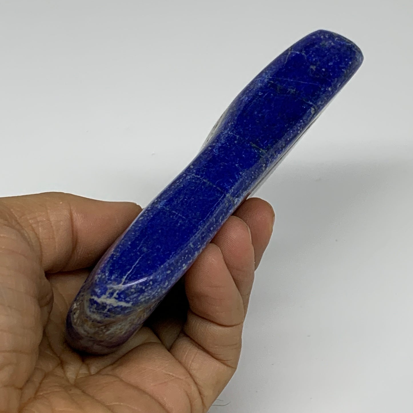 0.59 lbs, 4.9"x1.9"x0.8", Natural Freeform Lapis Lazuli from Afghanistan, B33396