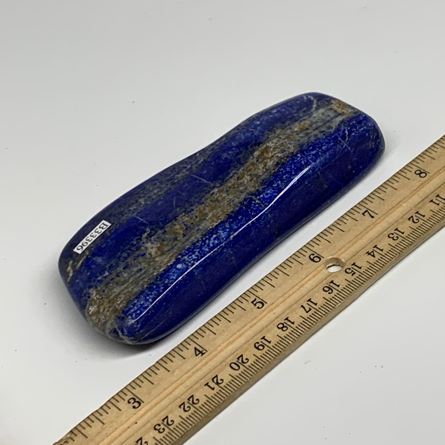 0.59 lbs, 4.9"x1.9"x0.8", Natural Freeform Lapis Lazuli from Afghanistan, B33396