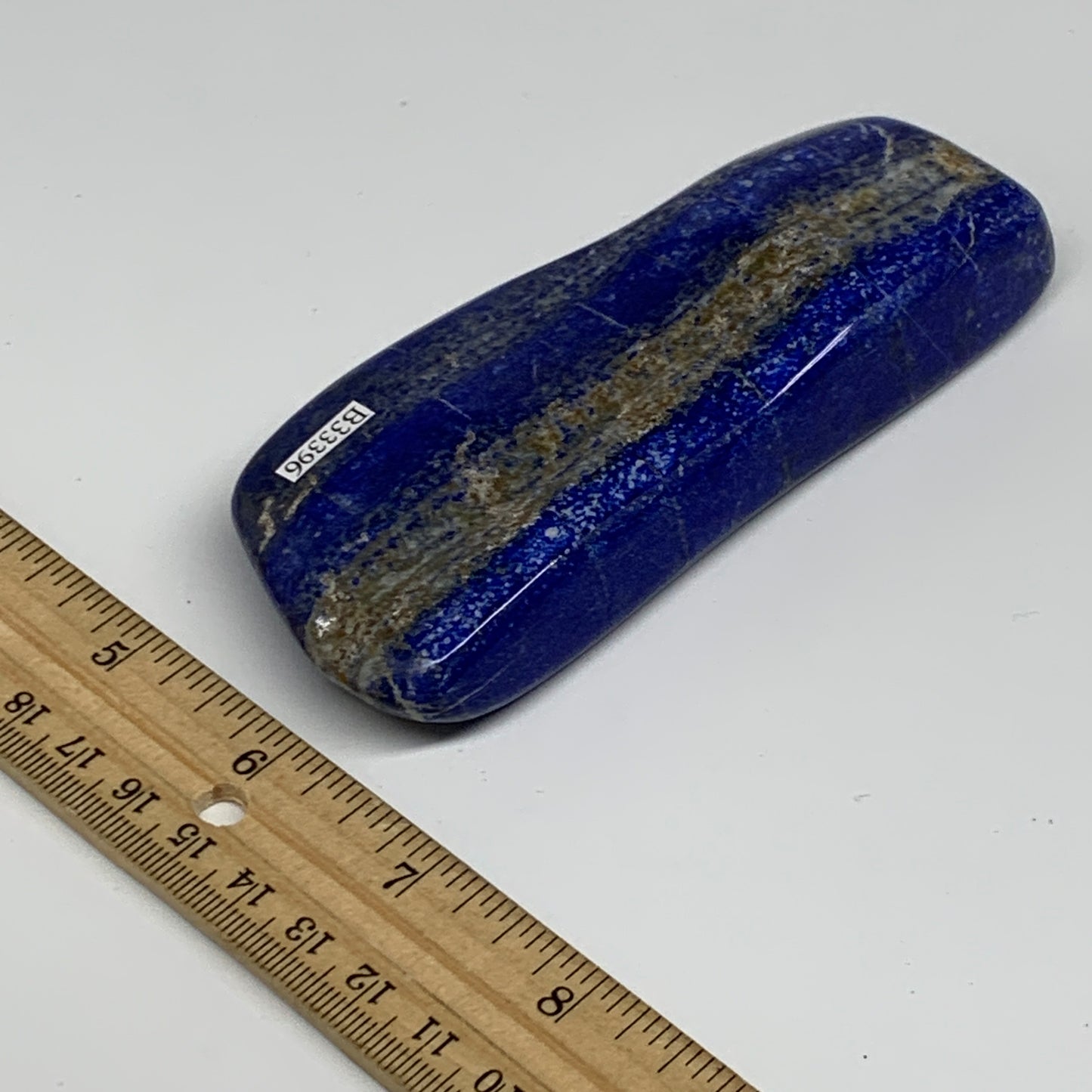 0.59 lbs, 4.9"x1.9"x0.8", Natural Freeform Lapis Lazuli from Afghanistan, B33396