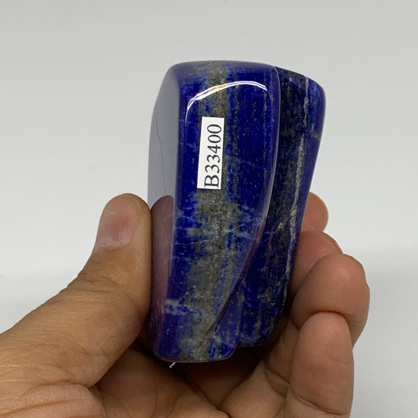 0.57 lbs, 2.5"x2.3"x1.5", Natural Freeform Lapis Lazuli from Afghanistan, B33400