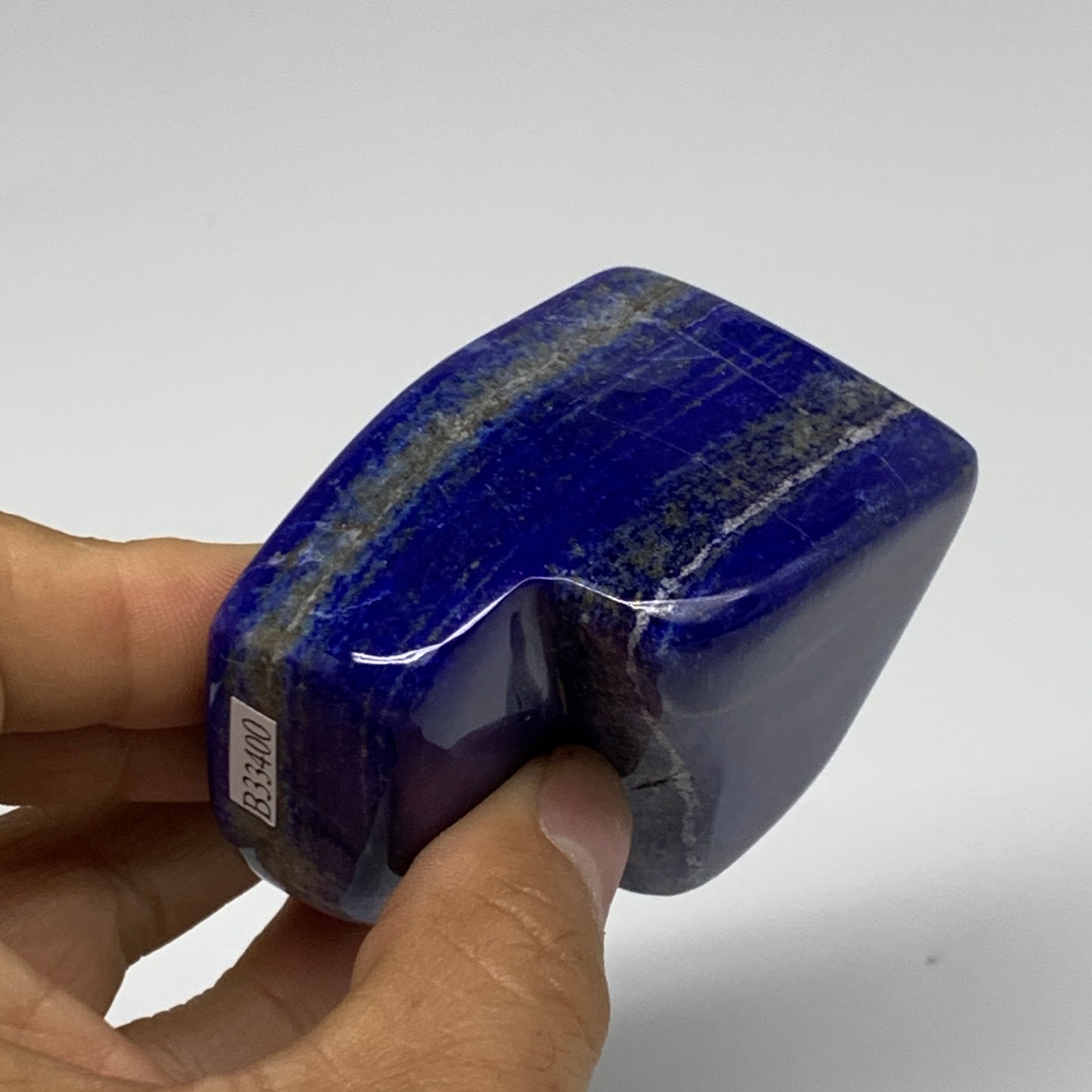 0.57 lbs, 2.5"x2.3"x1.5", Natural Freeform Lapis Lazuli from Afghanistan, B33400