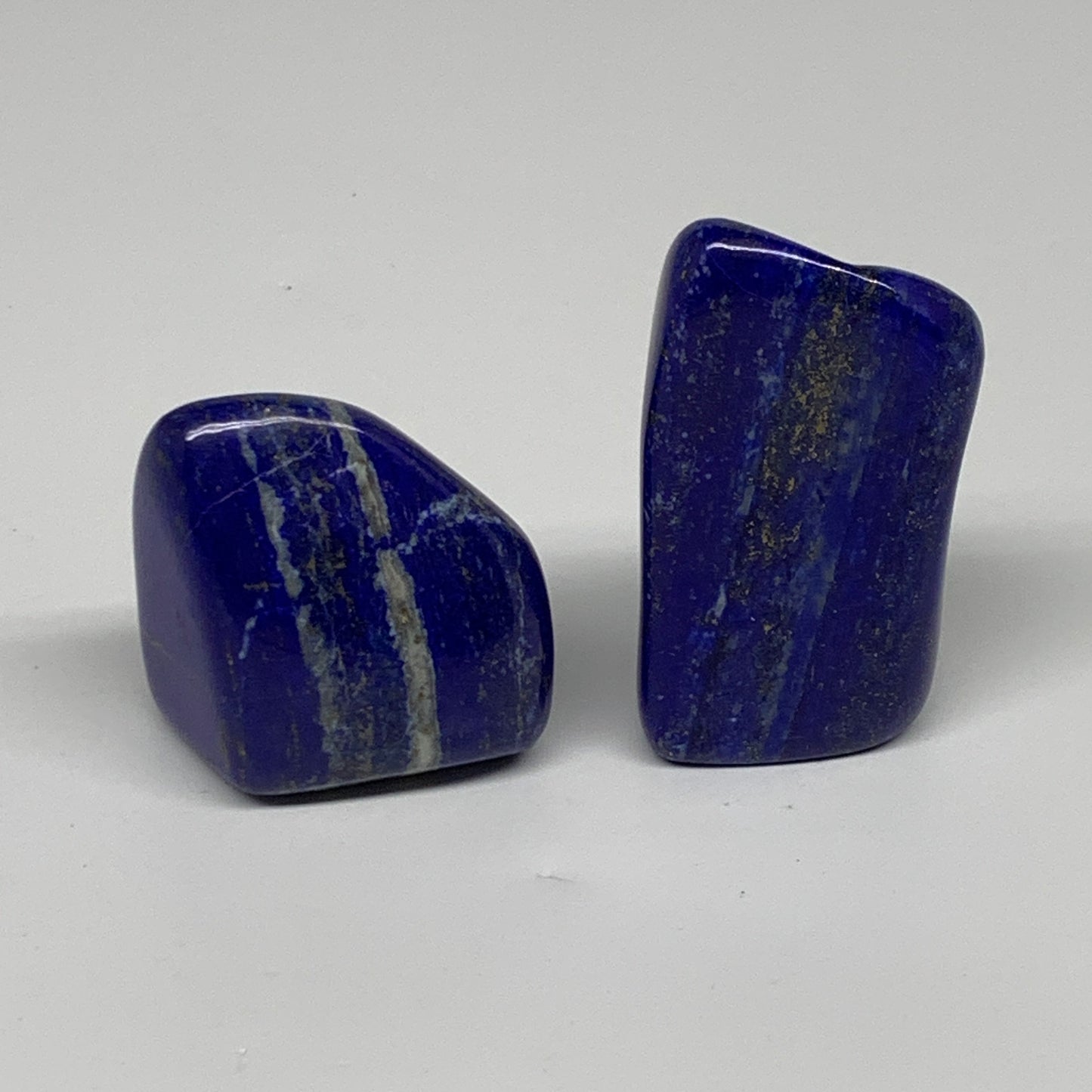 195.3g, 1.8"-2.5", 2pcs, Natural Freeform Lapis Lazuli from Afghanistan, B33404