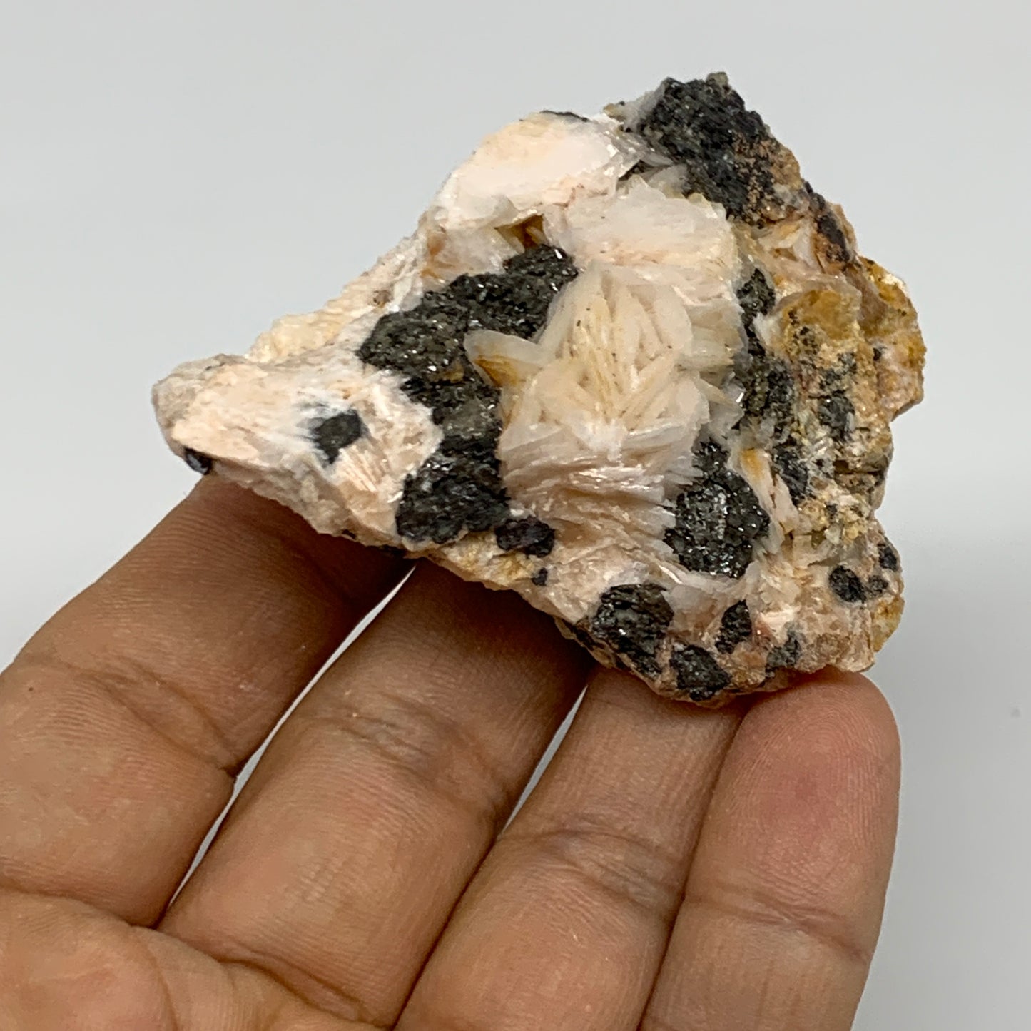 0.23 lbs, 2.5"x2"x1", Natural Ceresite Galena On Barite Mineral Specimen, B33406