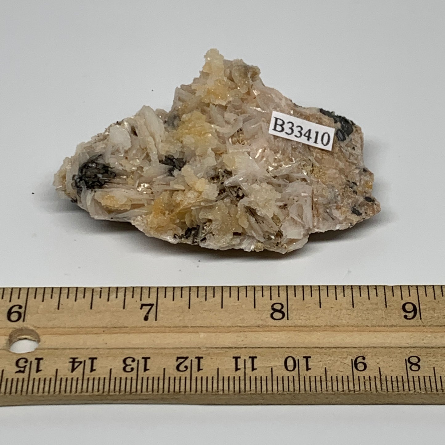 0.19 lbs, 2.7"x1.7"x1", Natural Ceresite Galena On Barite Mineral Specimen, B334