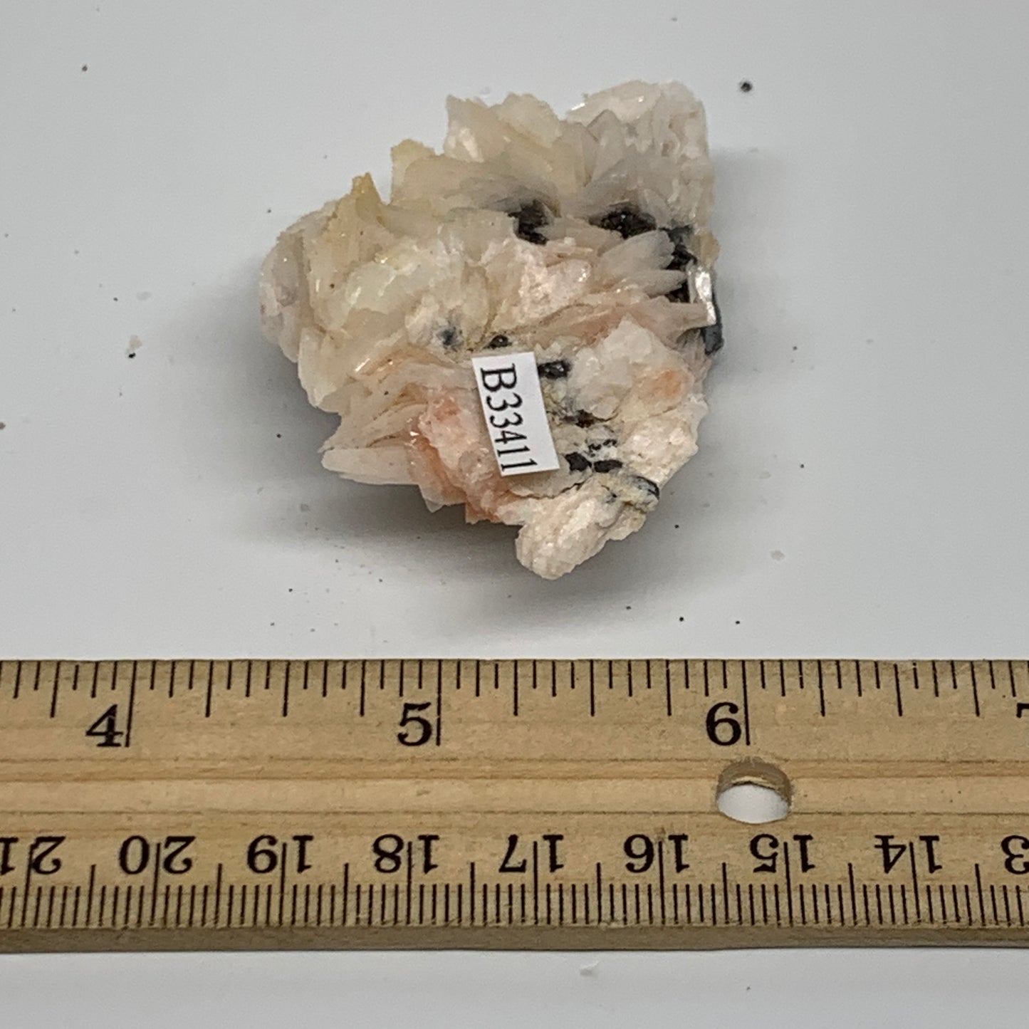 0.17 lbs, 2.3"x1.7"x0.8", Natural Ceresite Galena On Barite Mineral Specimen, B3