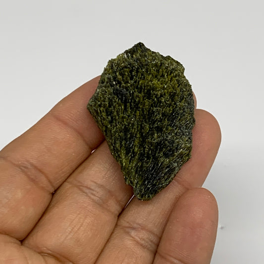 20.3g, 1.7"x1.2"x0.4",Green Epidote Custer/Leaf Mineral Specimen @Pakistan,B2757