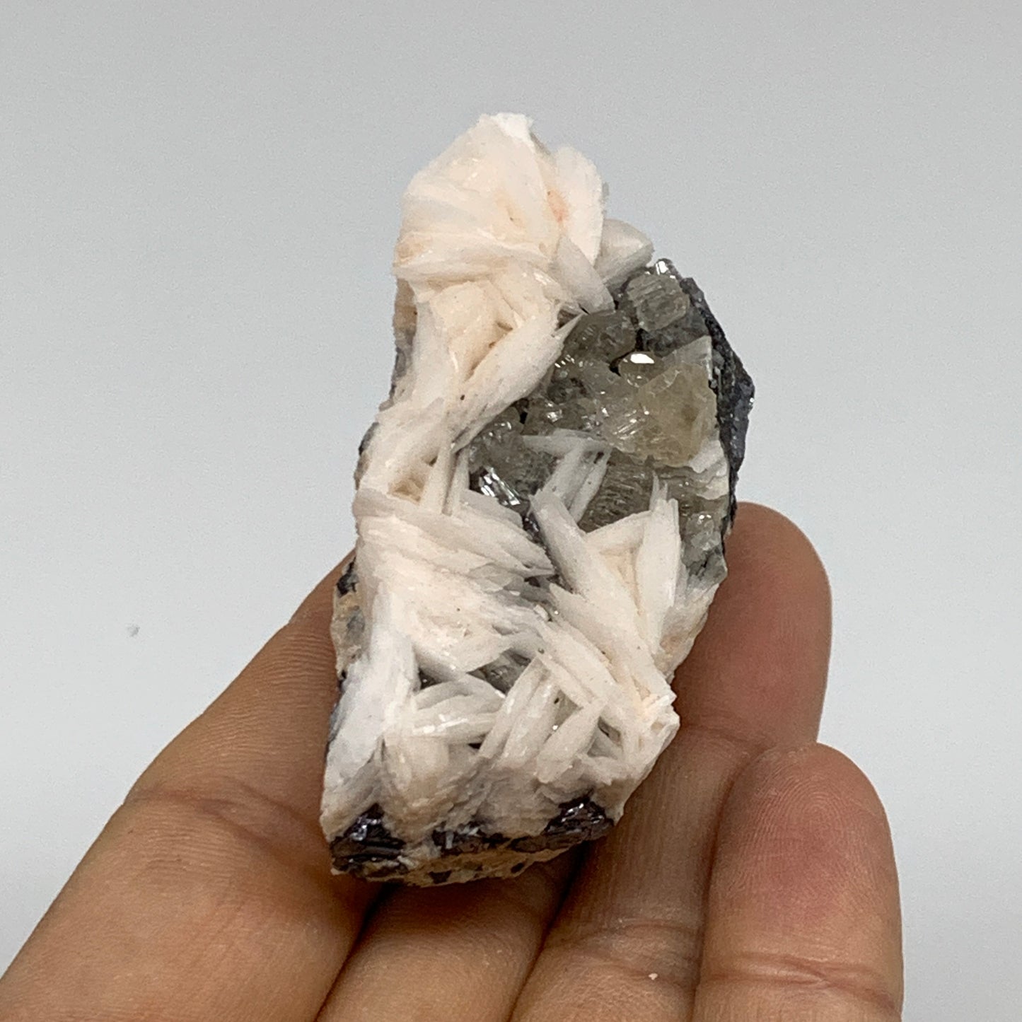 0.29 lbs, 2.3"x1.7"x1.1", Natural Ceresite Galena On Barite Mineral Specimen, B3