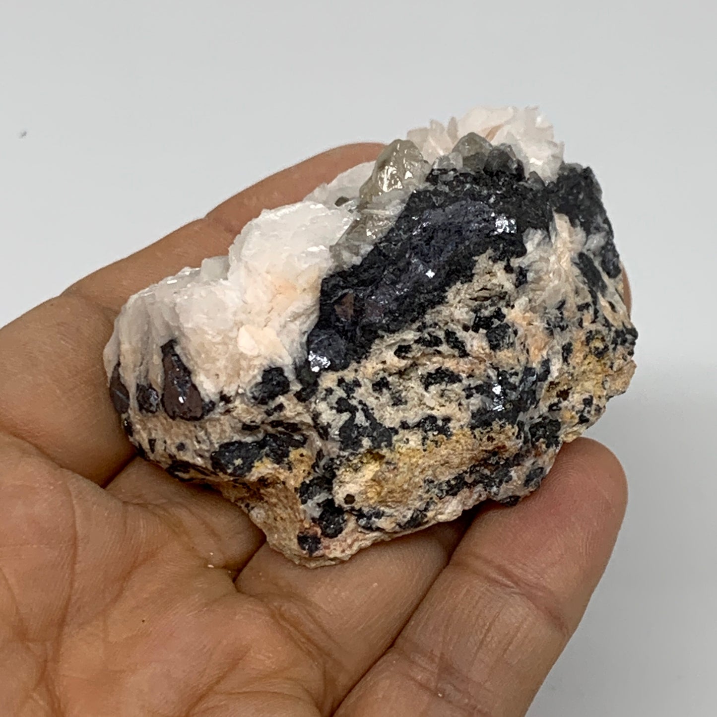 0.29 lbs, 2.3"x1.7"x1.1", Natural Ceresite Galena On Barite Mineral Specimen, B3