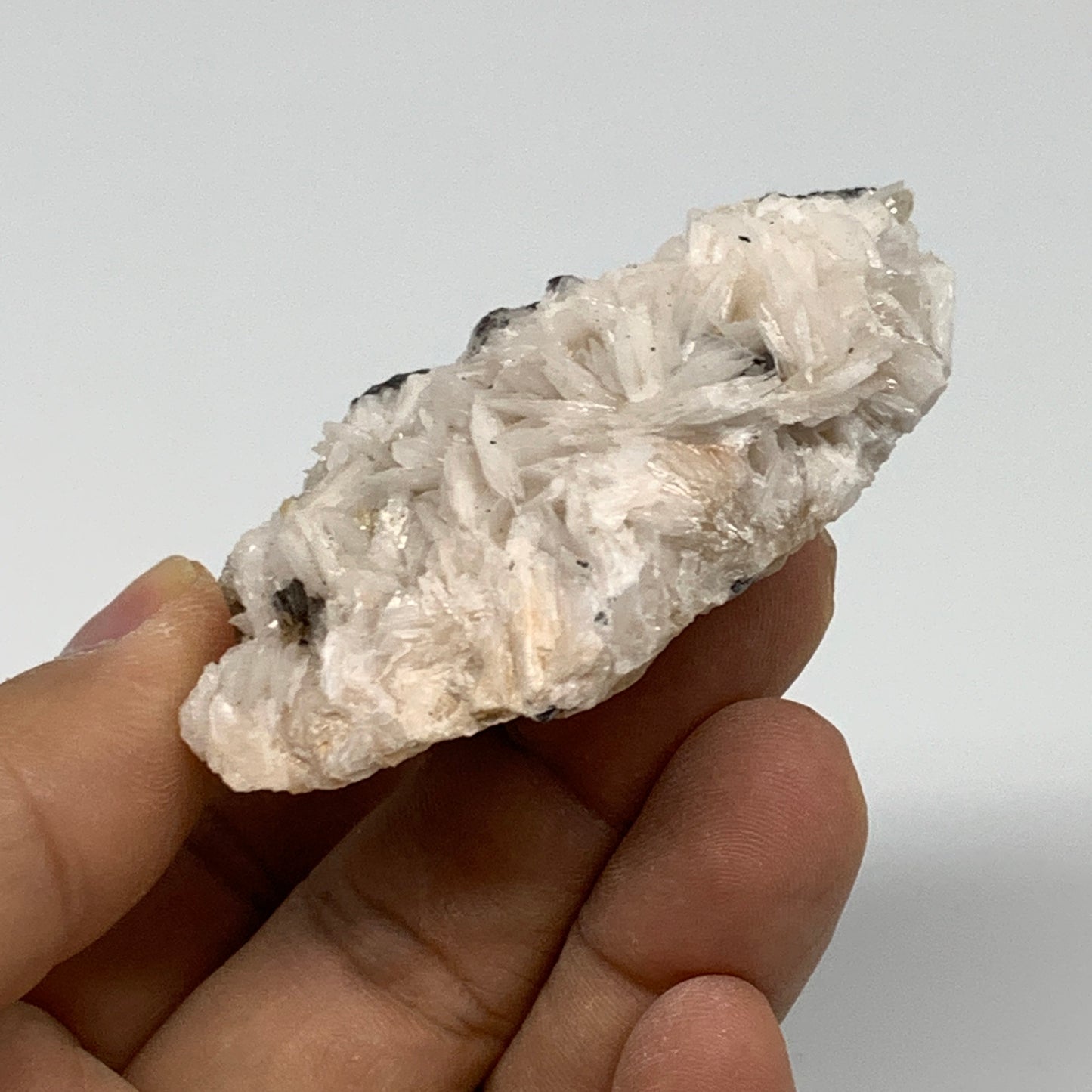 0.28 lbs, 2.4"x1.9"x1.9", Natural Ceresit Galena On Barite Mineral Specimen, B33