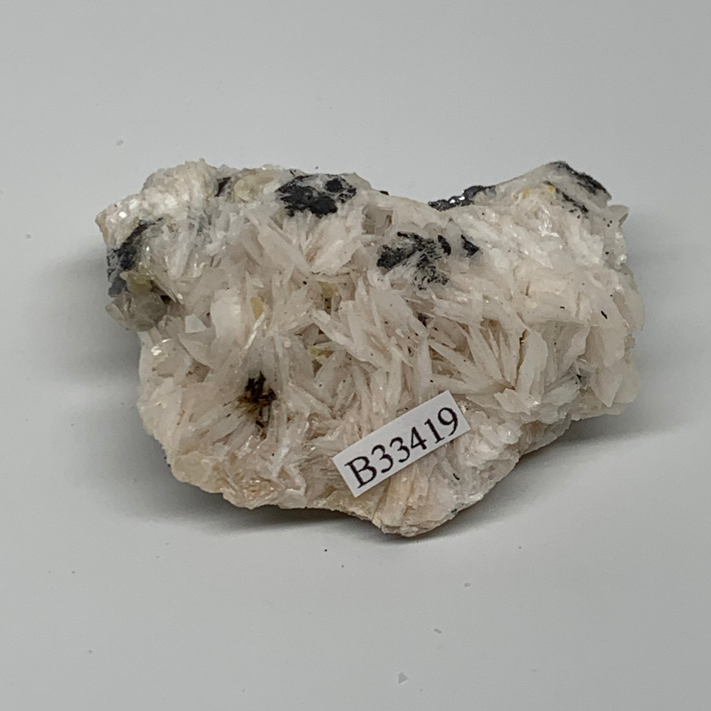 0.28 lbs, 2.4"x1.9"x1.9", Natural Ceresit Galena On Barite Mineral Specimen, B33