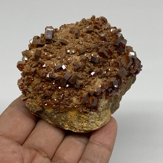 0.5 lbs, 2.9"x2.5"x1.9", Vanadinite Crystals Cluster Mineral Specimens, B34061