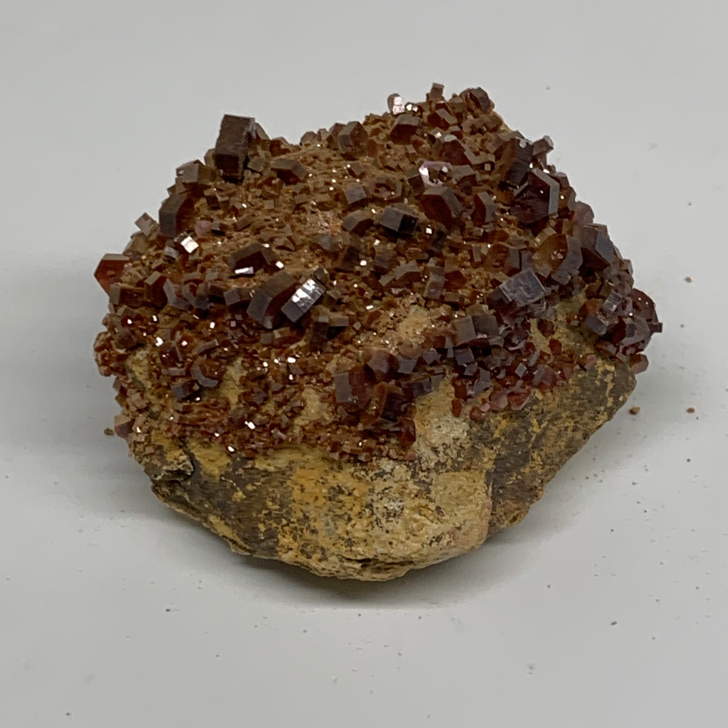 0.5 lbs, 2.9"x2.5"x1.9", Vanadinite Crystals Cluster Mineral Specimens, B34061