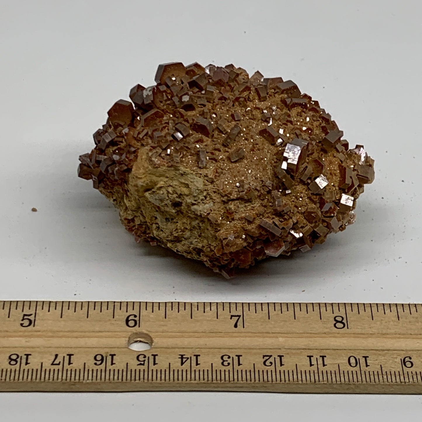 0.5 lbs, 2.9"x2.5"x1.9", Vanadinite Crystals Cluster Mineral Specimens, B34061