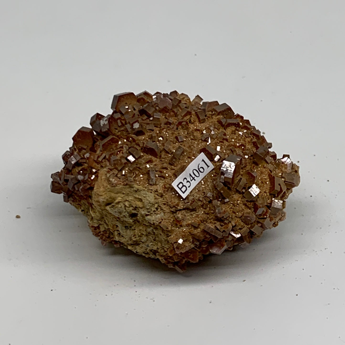 0.5 lbs, 2.9"x2.5"x1.9", Vanadinite Crystals Cluster Mineral Specimens, B34061