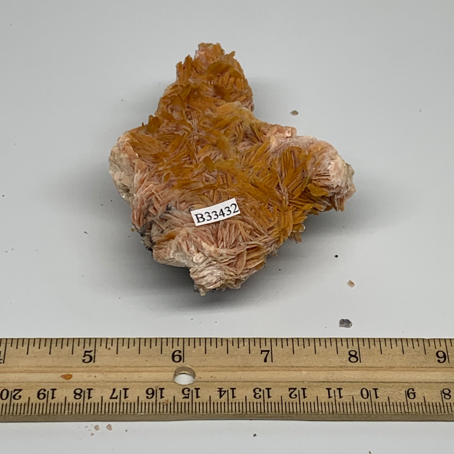 0.66 lbs, 3.9"x2.9x1.3", Natural Golden Barite Mineral Specimen @Morocco, B33432