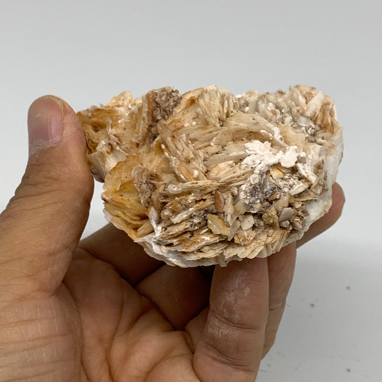 0.52 lbs, 3.1"x2.5x1.3", Natural Golden Barite Mineral Specimen @Morocco, B33439