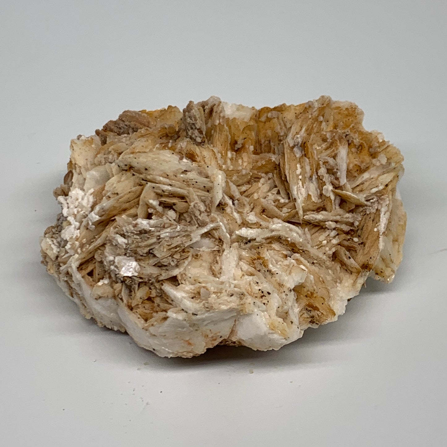 0.52 lbs, 3.1"x2.5x1.3", Natural Golden Barite Mineral Specimen @Morocco, B33439