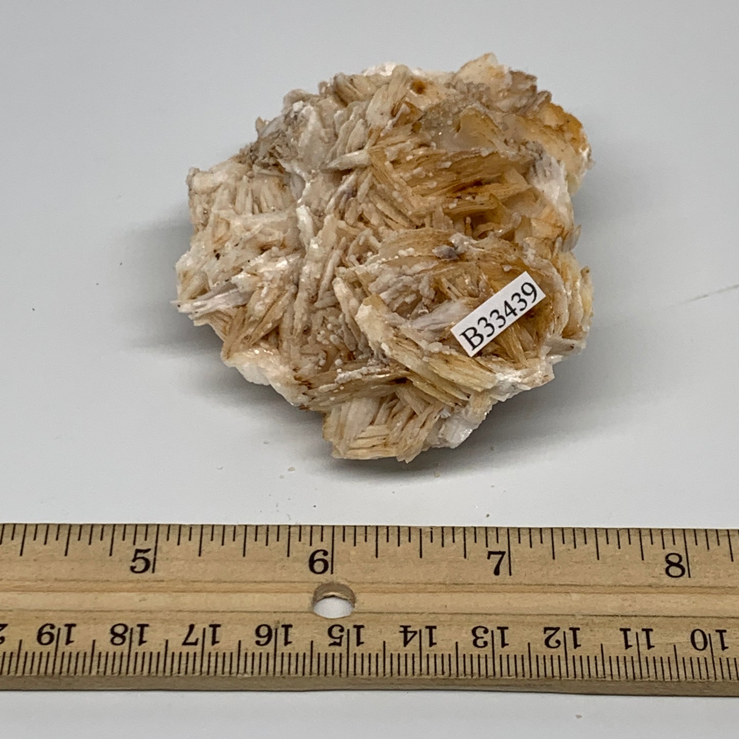 0.52 lbs, 3.1"x2.5x1.3", Natural Golden Barite Mineral Specimen @Morocco, B33439