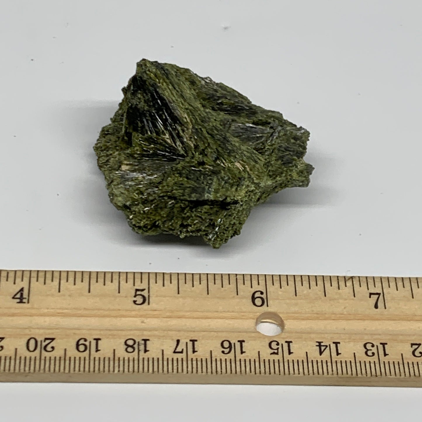 57.1g,1.8"x1.9"x1",Green Epidote Custer/Leaf Mineral Specimen @Pakistan,B27613