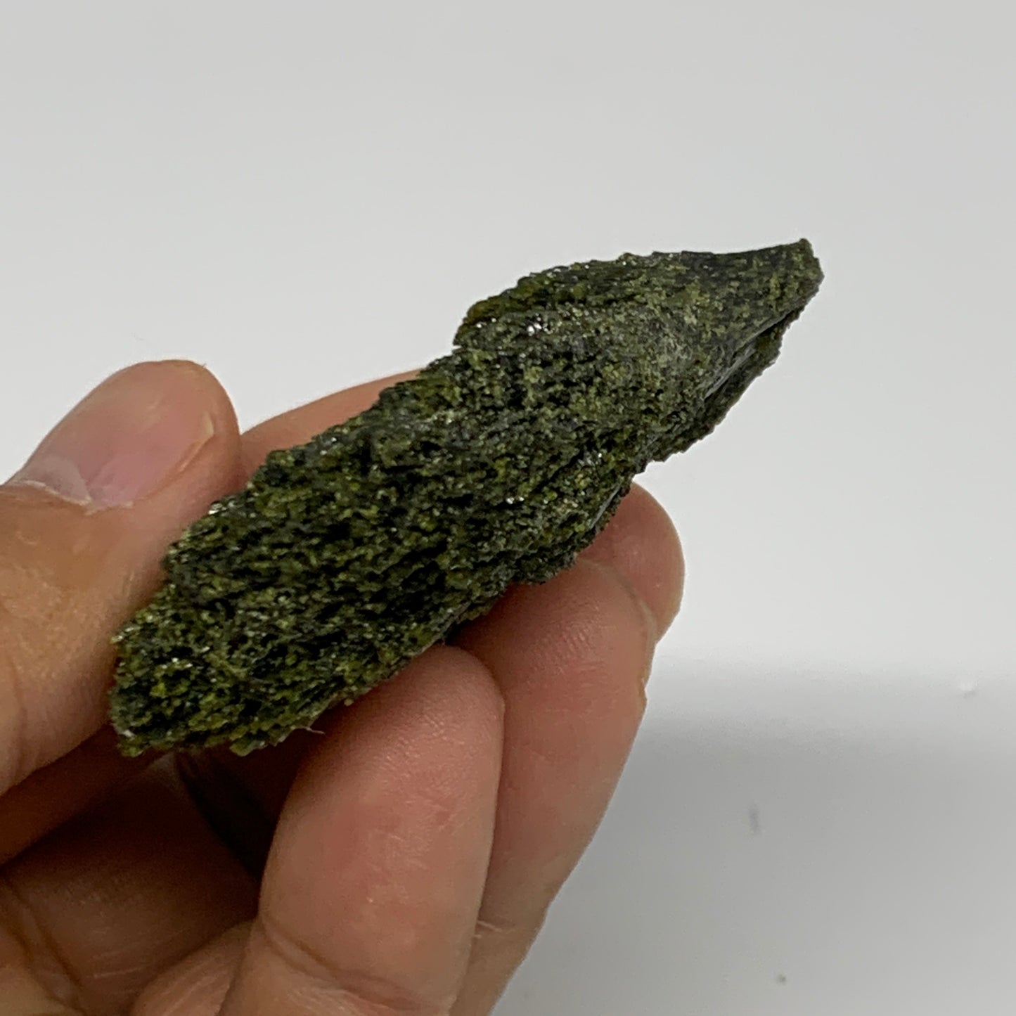 48.8g,2.1"x1.5"x0.6",Green Epidote Custer/Leaf Mineral Specimen @Pakistan,B27631