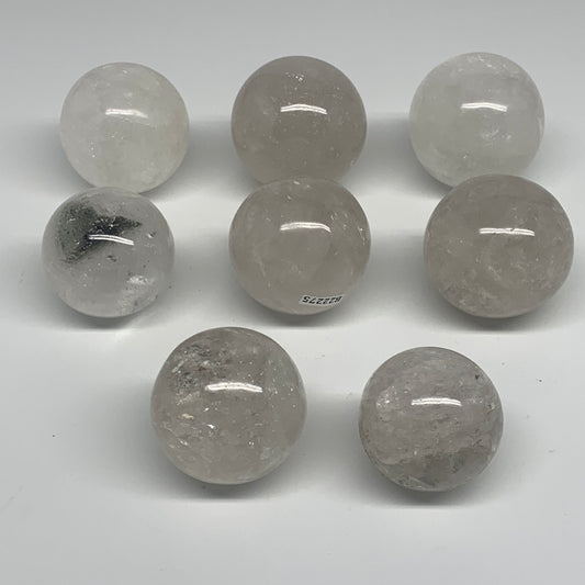 1kg, 8pcs Quartz Spheres, 1.56 kg (4pcs) Hematoid sphere