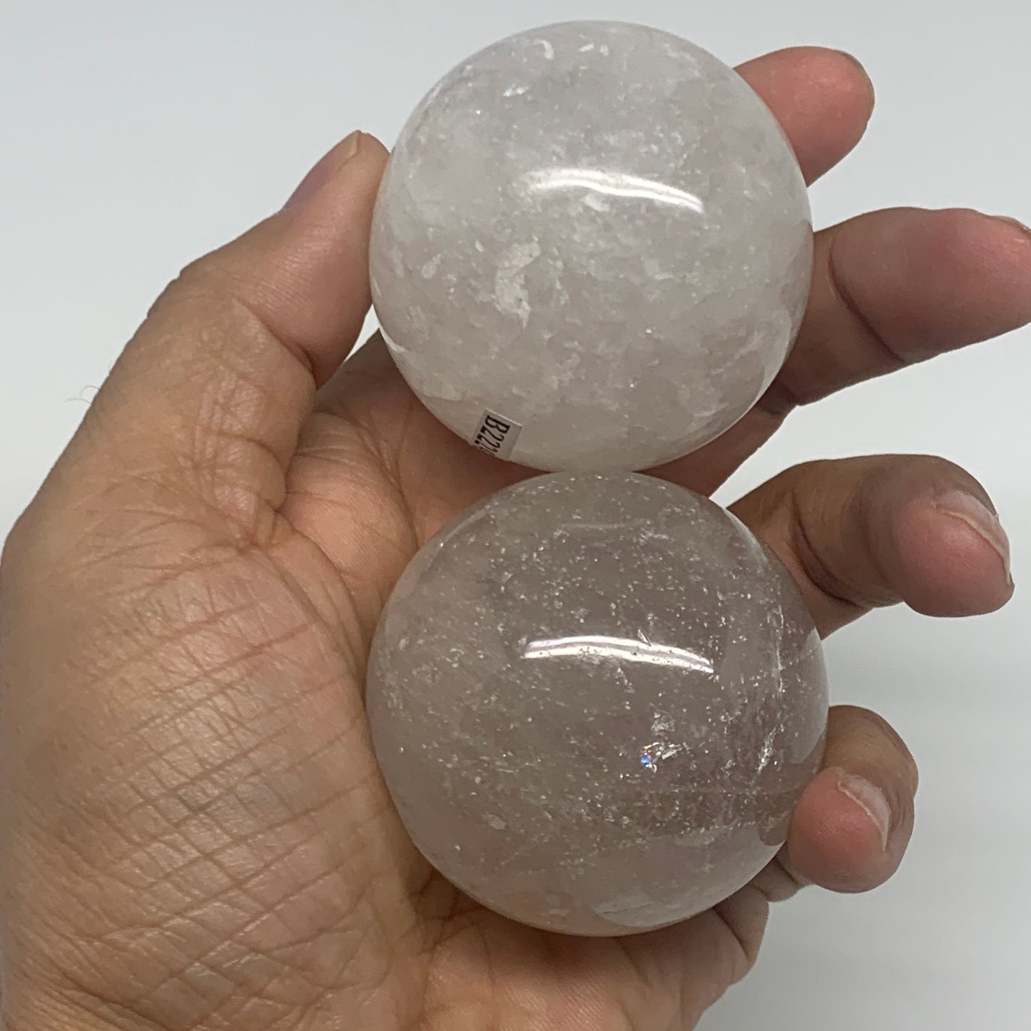 1kg, 8pcs Quartz Spheres, 1.56 kg (4pcs) Hematoid sphere