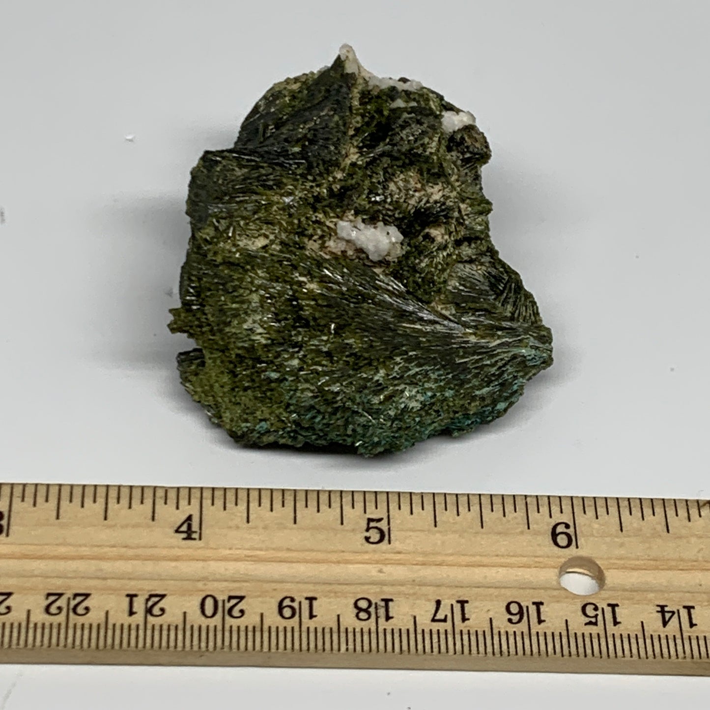 88g,2.3"x2.3"x0.9",Green Epidote Custer/Leaf Mineral Specimen @Pakistan, B27640