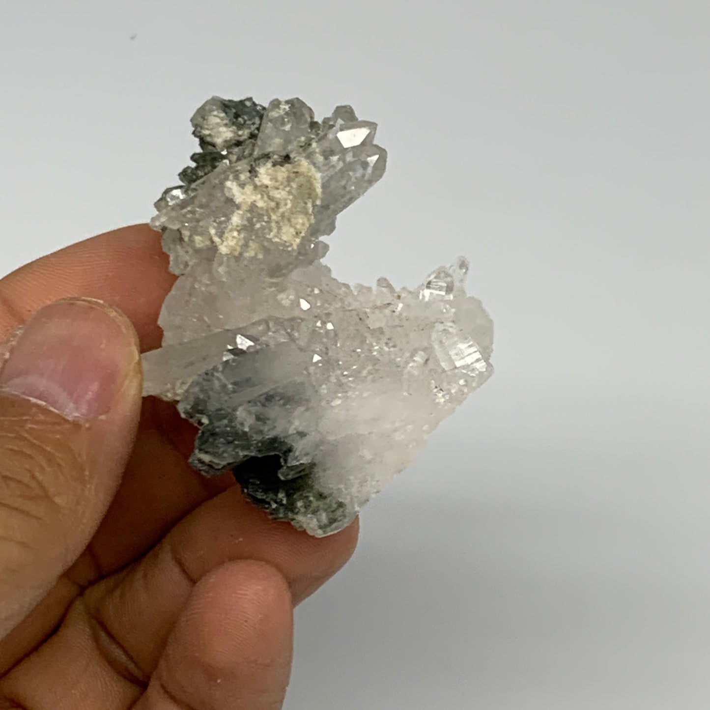 39.6g, 2.2"x1.5"x0.9", Chlorine Quartz Crystal Mineral,Specimen Terminated,B2766