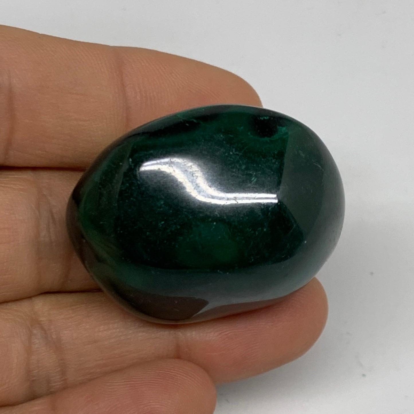 167.4g, 1.4"-1.6", 3pcs, Natural Small Malachite Tumbled Polished, B32829