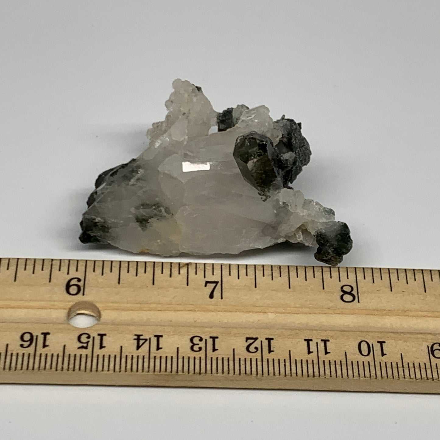 31.1g, 2"x1.3"x1.2", Chlorine Quartz Crystal Mineral,Specimen Terminated,B27674