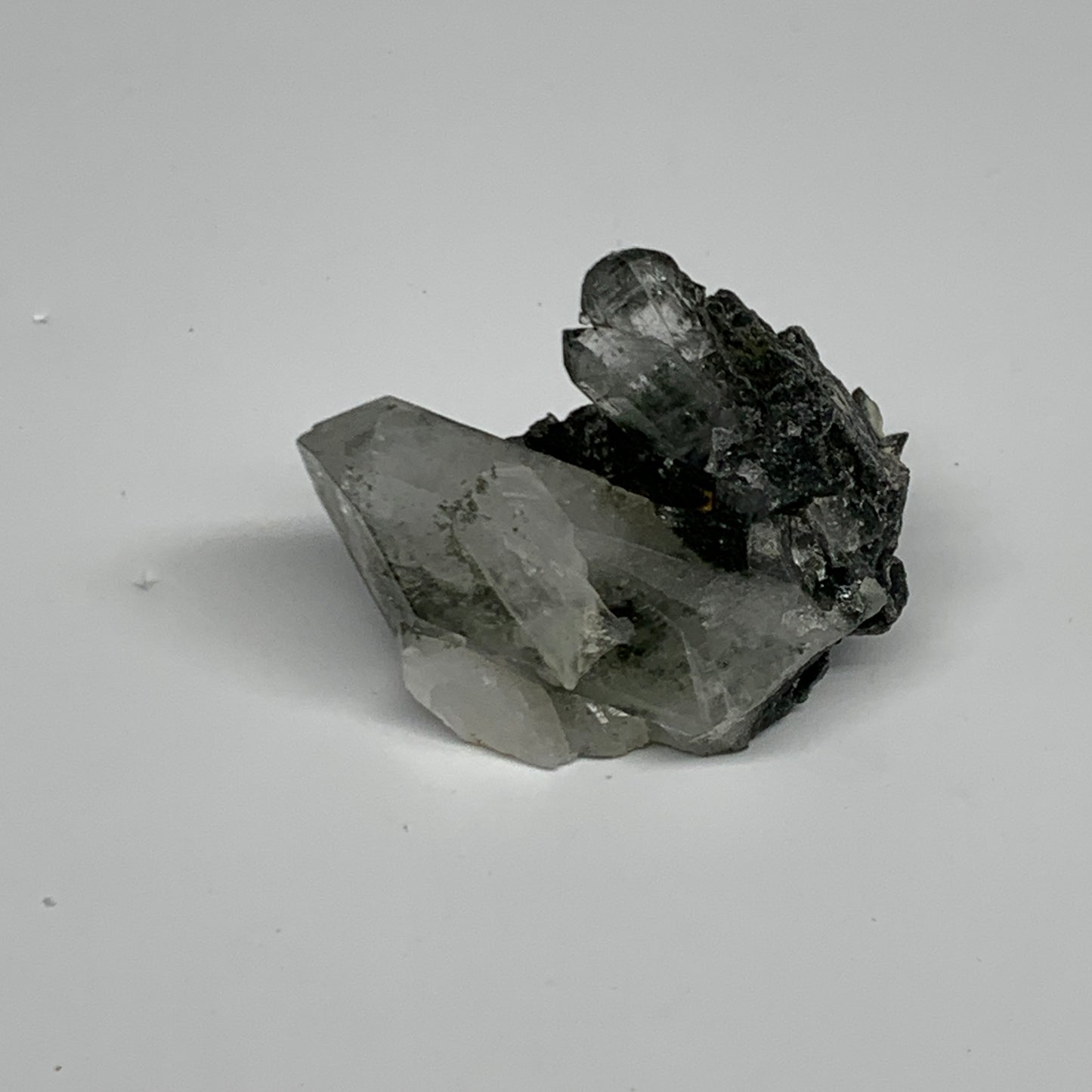 33.8g, 1.6"x1.5"x0.9", Chlorine Quartz Crystal Mineral,Specimen Terminated,B2767