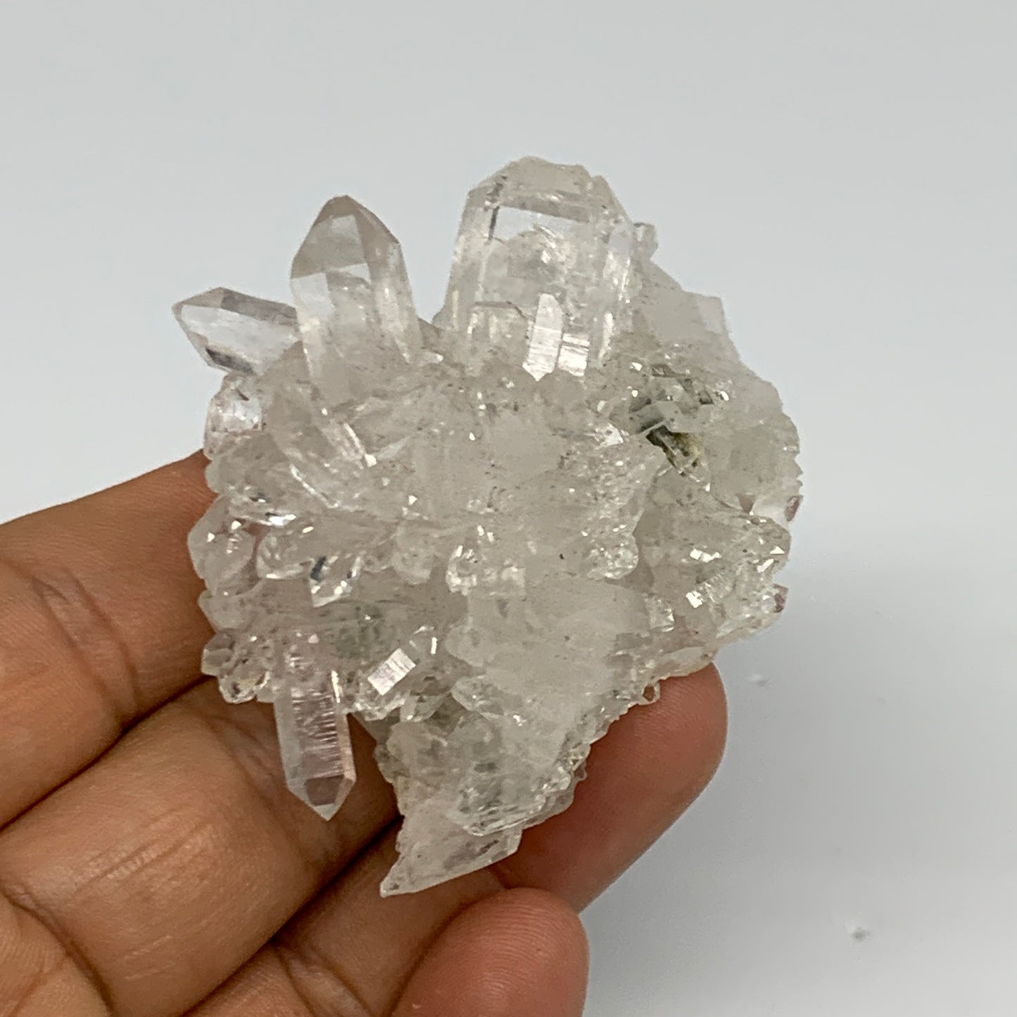 33.8g, 1.6"x1.5"x0.9", Chlorine Quartz Crystal Mineral,Specimen Terminated,B2767