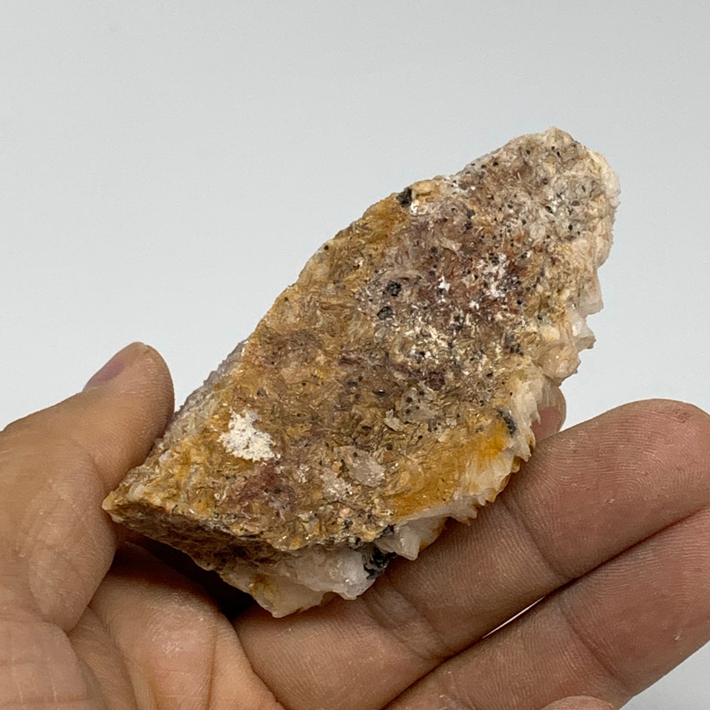 184.5g, 2.6"x1.8"x1.3", Barite with Cerussite on Galena Mineral Specimen, B33521