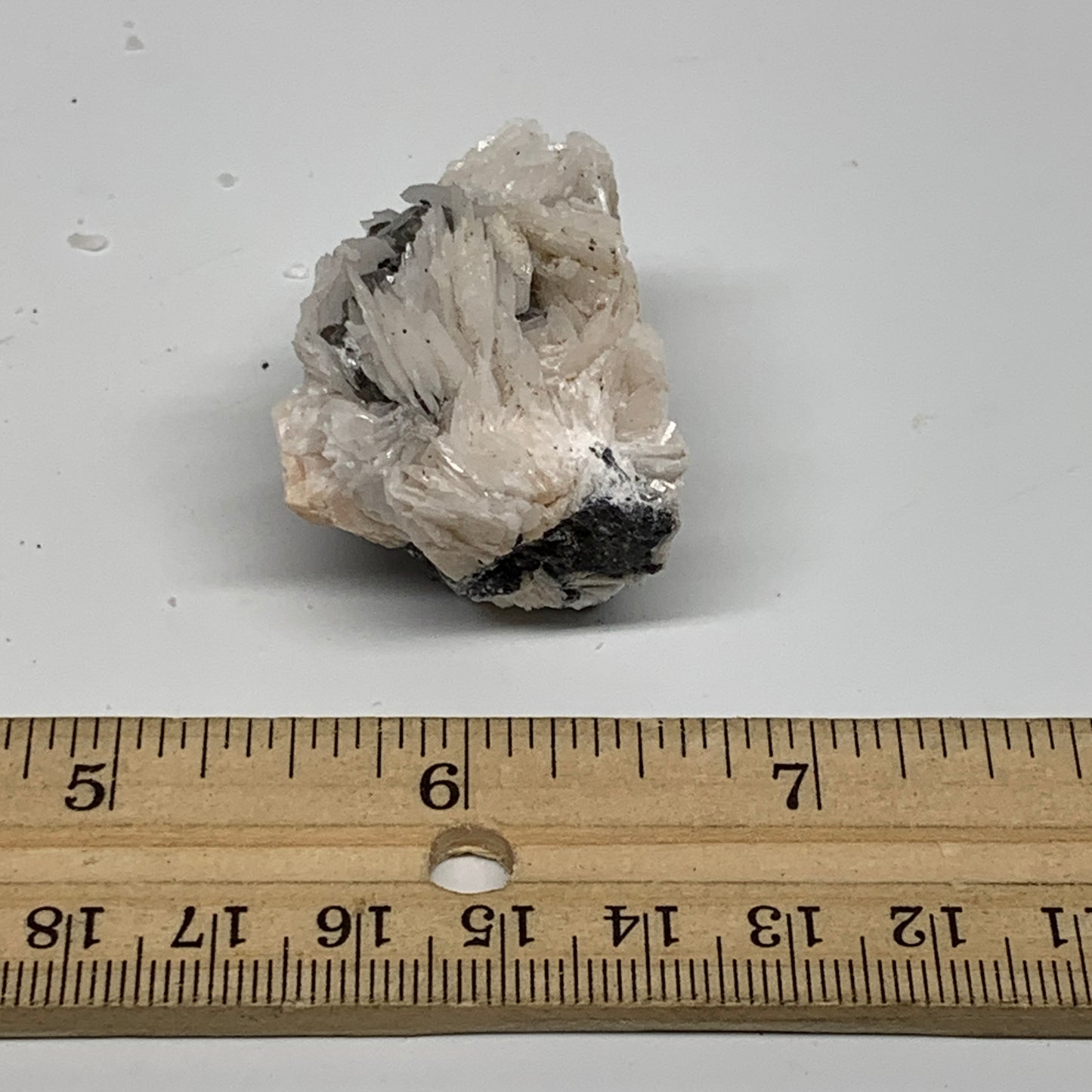 71.6g, 1.6"x1.2"x1.1", Barite With Cerussite on Galena Mineral Specimen, B33539