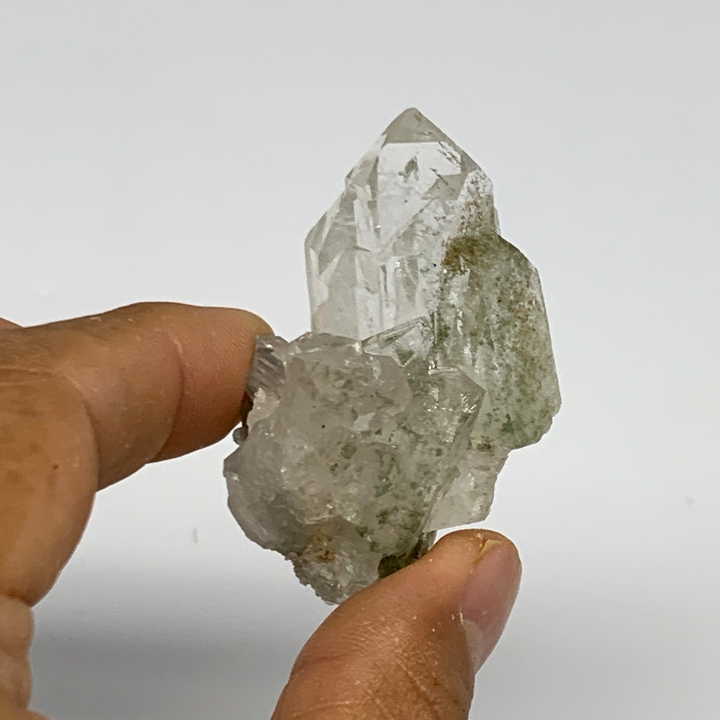 41.3, 2.1"x1.3"x1.3", Chlorine Quartz Crystal Mineral,Specimen Terminated,B27744