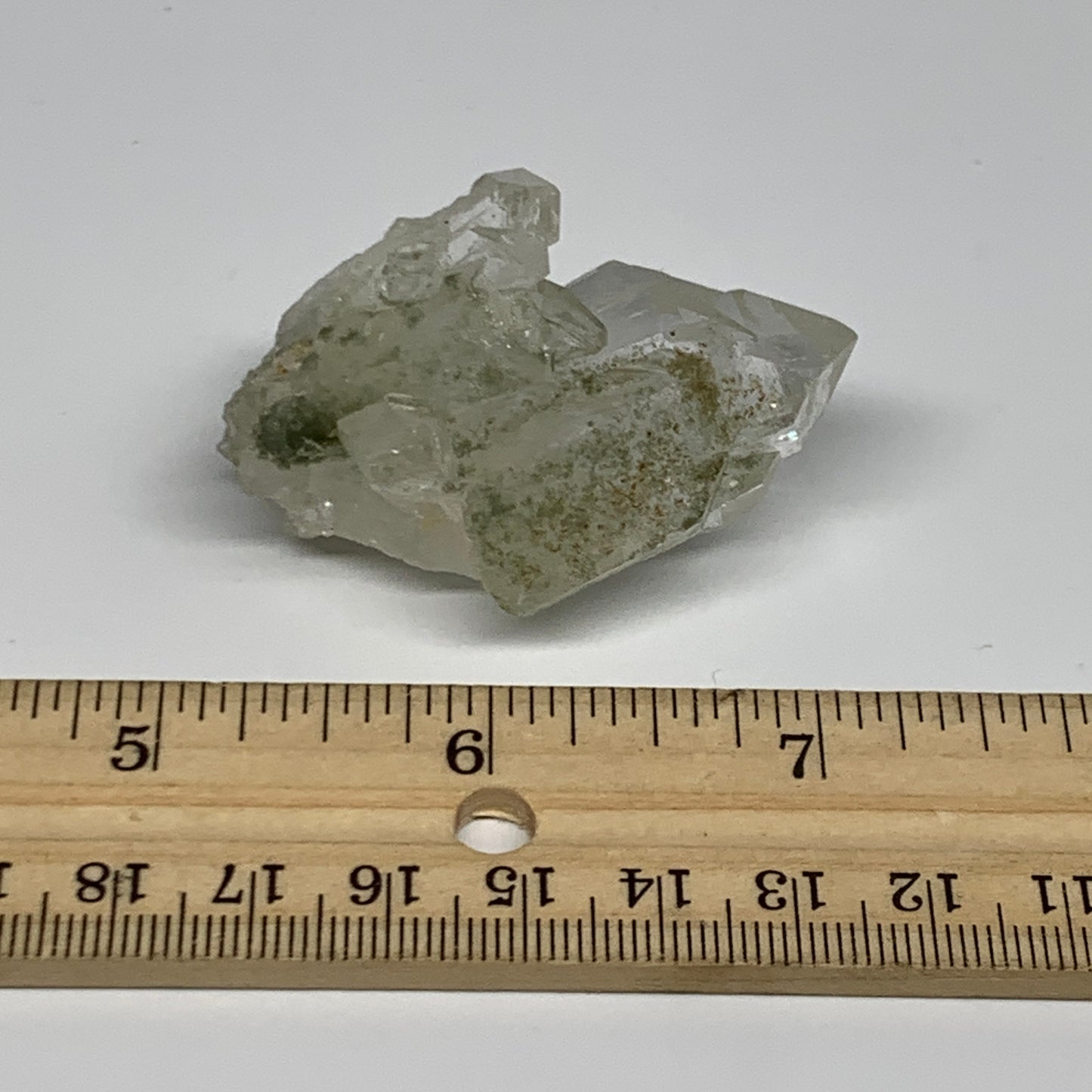 41.3, 2.1"x1.3"x1.3", Chlorine Quartz Crystal Mineral,Specimen Terminated,B27744