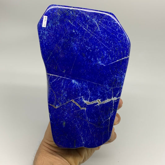 5.36 lbs, 7.5"x5"x2.3" Natural Freeform Lapis Lazuli from Afghanistan, B32898