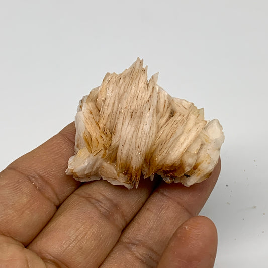 45.4g, 1.7"x1.5"x0.8", Natural Golden Barite Mineral Specimen @Morocco, B33585